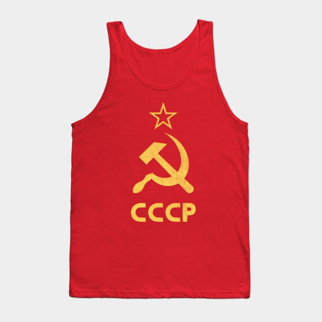 CCCP ///////// Soviet Vintage Style Design Tank Top by DankFutura